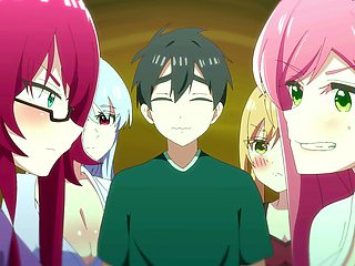 When 10 Girlfriends Fall Completely in Love (Anime Hentai)