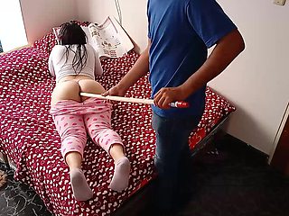Fucking big booty Mexican stepsister before parents come home