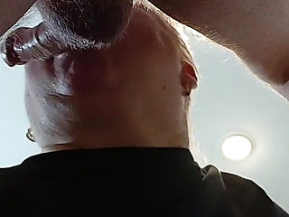 In the Afternoon, I Fuck My Stepmom in the Mouth in the Kitchen and Cum