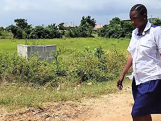 Random College Girl Fucked Hard Outdoor by BBC in Doggy Style