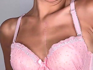 Small Tits Asian Teen Shows off 7 New Bras in Try on Haul! - Small Boobs & Bra Fetish Solo Tease