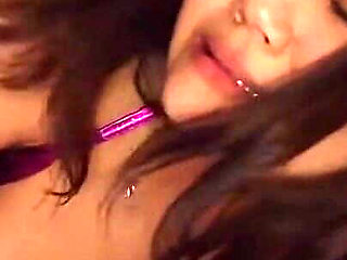 Shimmering Pink Lingerie That Can’t Hide Her Tempting Curves