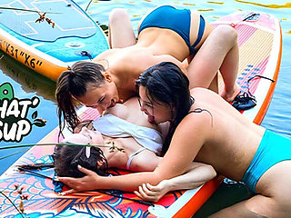 Sumiko Smile Amelia Ost Dakota Doll Threesome Lesbian Teens Licking Pussy Outdoor HD