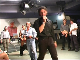 Vintage great italian orgy party with rivers of cum