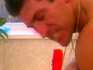 Hot Blonde with Hairy Pussy Gets Pampered in the Bathroom