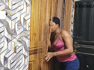 Home Alone Skinny African Teens FFM Threesome with Step Brother - Black Lesbian Fucking