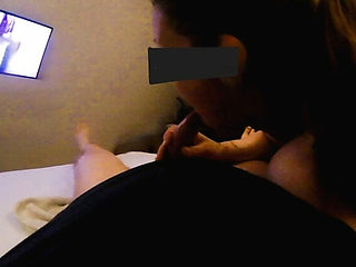 UDA MILF doggy style POV fuck with panty and skirt quick cum on her ass