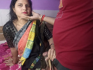 Beautiful Bhabhi calls her husband's friend home and fucks him when her husband is out.