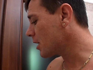 Dirty milf gets off in the bathroom and she needs a cock