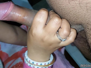 Blowjob for the First Time After Marriage
