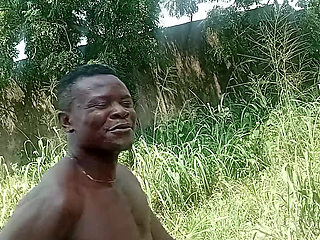 Wife and Husband Fucking in the Bush When Farming