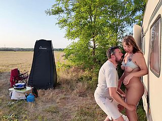 Goodgirlanddad Fucked Against Van