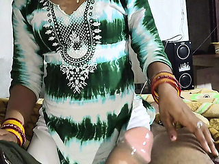 Desi Indian Housewife Sucks Big Cock and Swallows Cum in Mouth