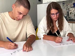 Sexy teacher blows my mind, giant facial comes next. Ill ace exams doggystyle pov