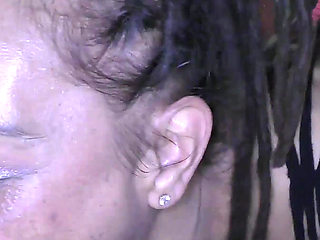 Ebony Babe Violette Love Debut Bukkake