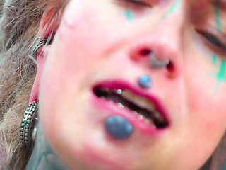 Hard Anal Fuck for Tattooed Girl - Balls Deep Assfuck for Goth Slut - ATM, Facial