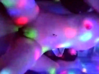 Multicolored Fuck. I Stick My Cock in My Unfaithful Comadre in the Middle of a Shower of Lights...