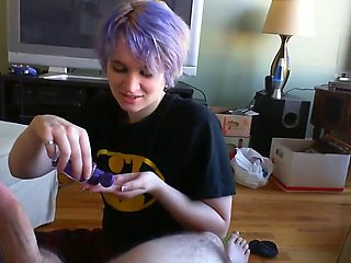 18yr old emo teen swallowing cum