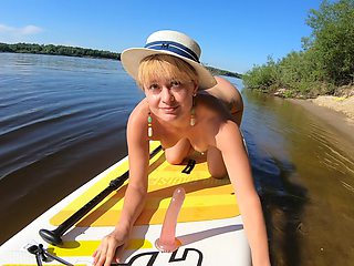 Blowjob And Dildo On Sup Board