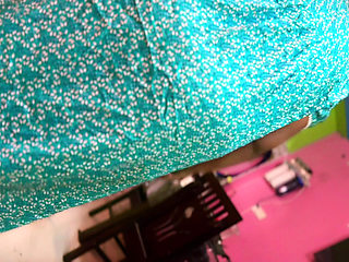 POV: Hot Indian Big Ass Maid Sweep My Room & I See Her Naked Ass