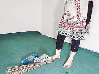 Sexy Maid Cleaning Room and Seducing You All, Dirty Hindi Talking