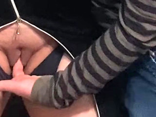 Omg!!! Stranger in Crowded Subway - Pussy Fingering
