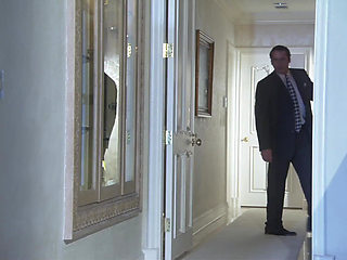 Longhaired lover fuck his wife in his own house