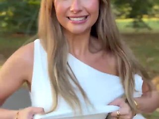 A Day In London with Slim Blonde Cutie Lily Phillips + Hot Blowjob Bonus At Mr Lucky Life