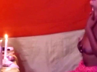 Sexy Black Slut Goddess Masturbate on Her Temple and Squirt All Over When Ever She Is Happy