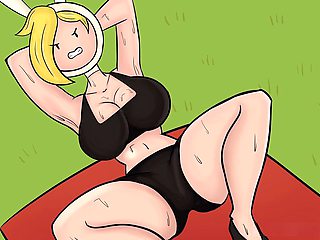 Blonde, adventure time, fellatio