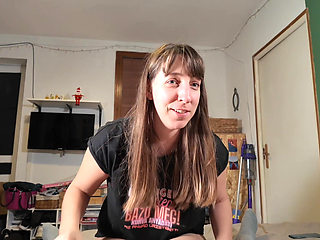 Long blowjob before he puts it on me