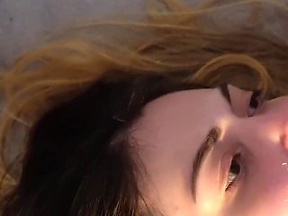 Pregnant MILF Gets Rough Bukkake Gangbanged