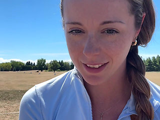 Public Orgasm at the Driving Range