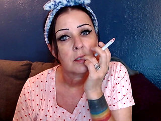 Lovely Woman Smoking with You