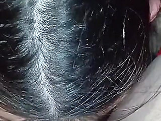 Our Skinny Brunette Neighbor Takes Turns Performing Cunnilingus on Me and My Girlfriend