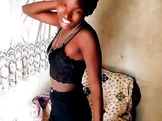 With my village lady