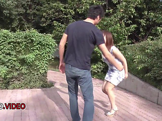 Hot Asian Beauty Yuuka Kaede Enjoys Steamy Outdoor Fucking With Passionate Jap Dude