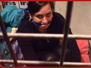 Obedient busty gypsy bitch gets punished