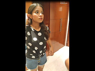 She's Getting Ready for a Party but I Fucked Her and Cum on Her Stomach