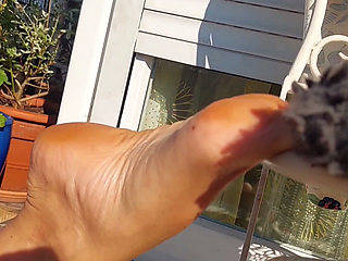 Amateur Blonde Wife Naked Outdoors