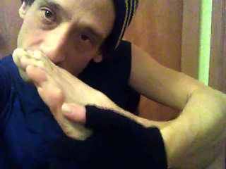 Sniffing and Touching My Dirty Foots and Sock to My Face and Mouth