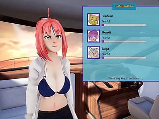 Futanari adventure in Sapphire Safari featuring big booty and cute anime monster chicks photoshoot