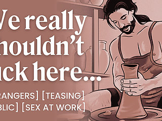 ASMR Audio Porn: Sexy Pottery Instructor Fucks You After Class - Strangers & Public Sex - Erotic Audio Roleplay for Women