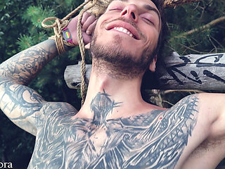 Biting the Festival Boy in the Woods with Snorfux & Goddess Yazmin