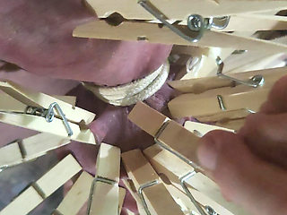 Goode Girl CBT Trying Out New Cloths Pins