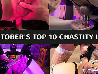 Amateur Wife Pegging Husband in Chastity - Sissygasm & Prostate Milking Training Videos HD