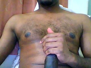 Big-Cock Asian Man Shows Off on Webcam