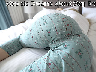 step bro came inside step sister's dream and cum in her pussy
