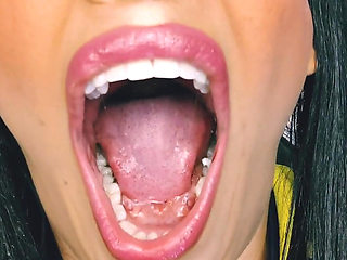 Yawning with My Huge Mouth