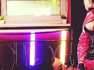 Smoking Hot Latex MILFs Deep Strap-on Fuck!